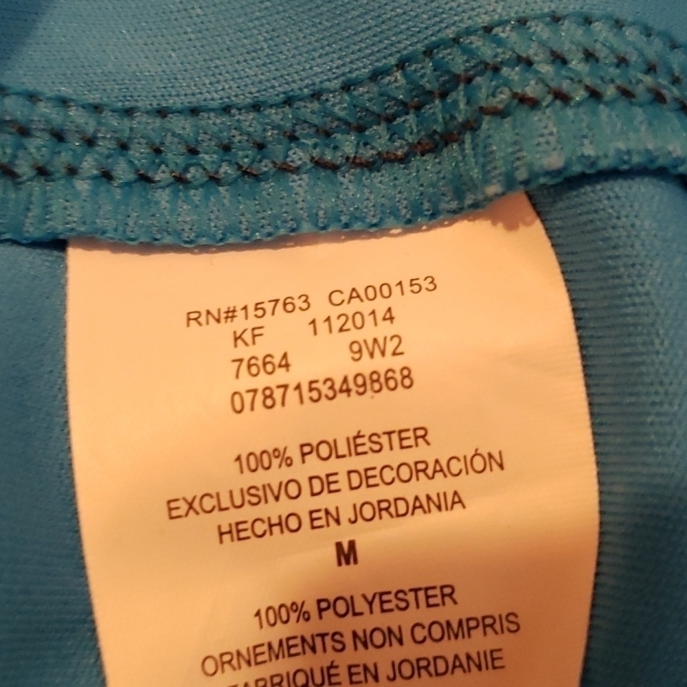 𝅺NWOT Champion Athleisure/Workout Top Sz M Teal - Picture 6 of 7